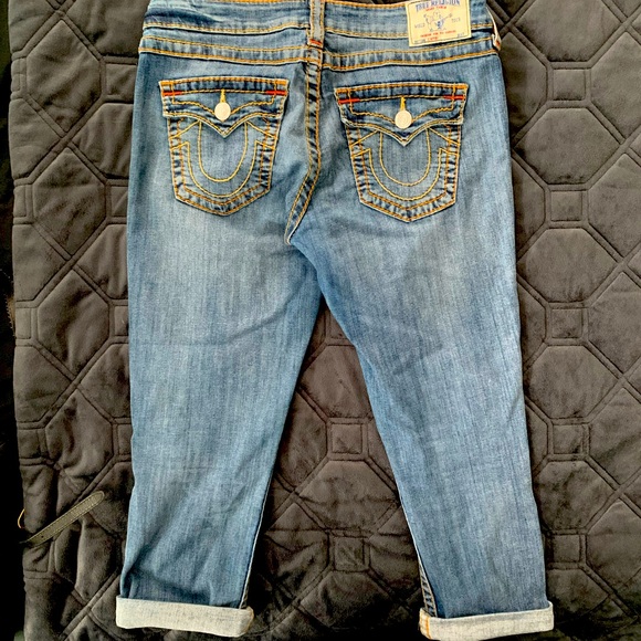 True Religion Jeans - 3/4 length Size 30 - Picture 2 of 4